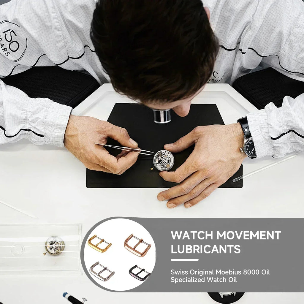 Stainless Steel Watch Pin Buckle 8/10/12/14/16/18/20/22/24mm Replace Metal Silver Black Watchbands Strap Clasp Watch Accessories Qme
