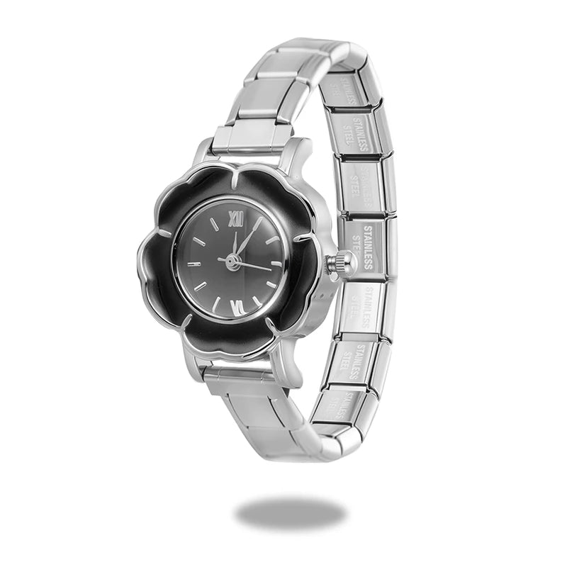 2026New Fashion High Quality Men Womens Stainless Steel Water Drop Oval Gems Watch Bracelet For Friend Birthday DIY Jewelry Gift Qme Style 26