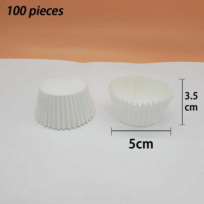 High-temperature Resistant Baking Chocolate Paper Cups Bread Cake 100 Qme A6