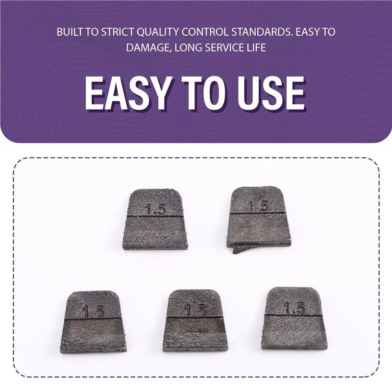 A02F-5PCS Steel Handle Wedge For Axe, Hatchets, Mauls Or And Other Tools Qme