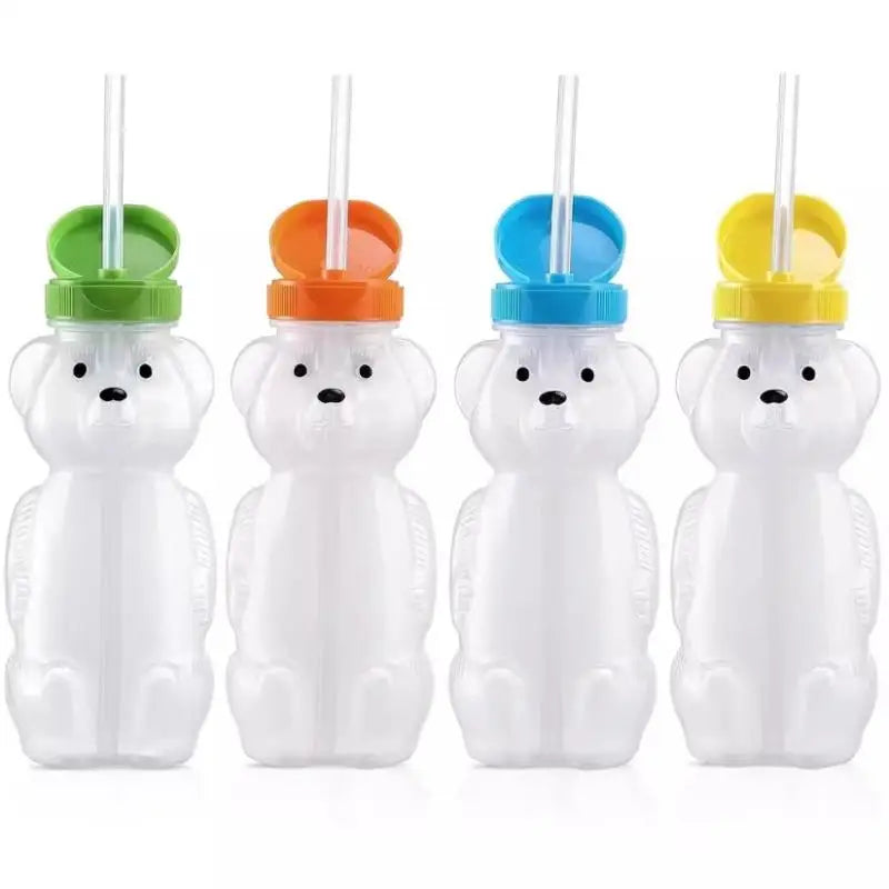 Flexible Straws Leak-proof Squeezable Cup Cute Leak Resistant Babies Qme