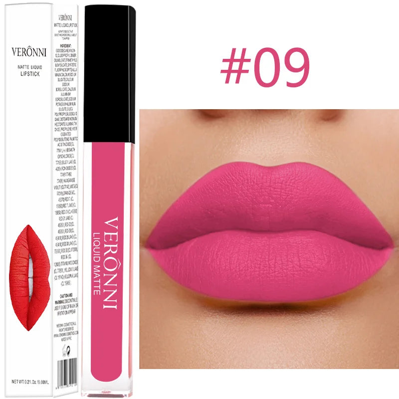14 Square Tube Lip Gloss Waterproof Non Stick Cup 24-hour Qme 09