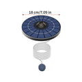 Solar Pond Aerator 2.5W Portable Air Pump with 1.5M Air Hose Floating Pond Aerator Kit for Outdoor Aquariums Fish Tank Backyard Qme as shown