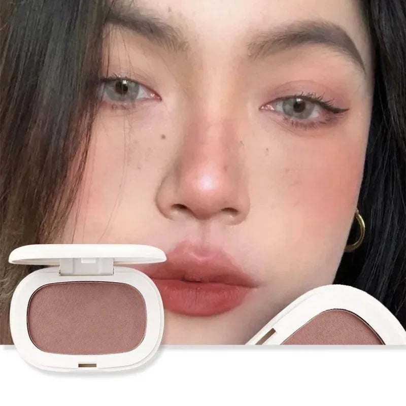 Face Blusher Matte Natural Cheek Tint Brighten Face Contouring Waterproof Cosmetics Blush Powder Soft Female Makeup 1pcs Blusher Qme 05