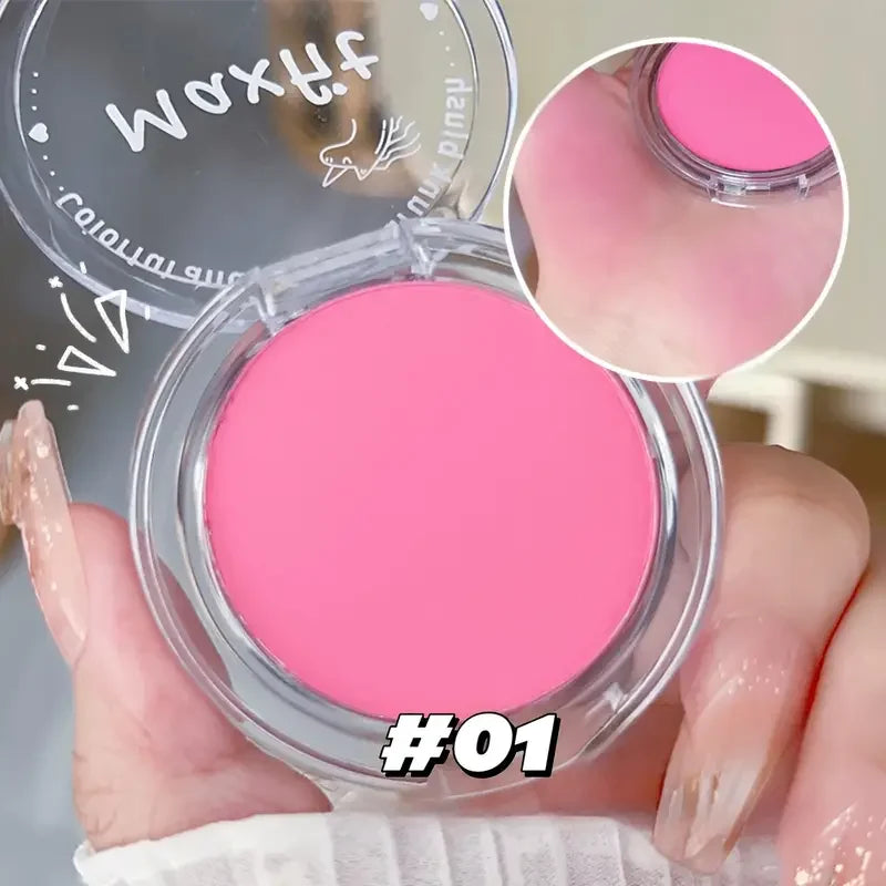 Anti Sweat Matte Powder Blusher Natural Durable Waterproof Makeup Qme 01