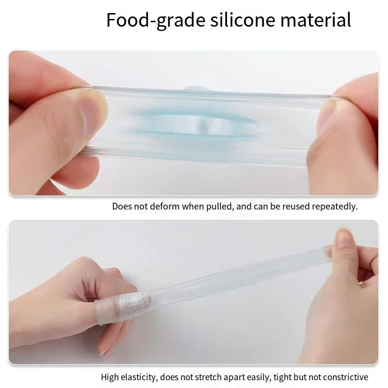 Soft Silicone Toe Sleeves Protectors Reduce Friction Prevents Nail Qme