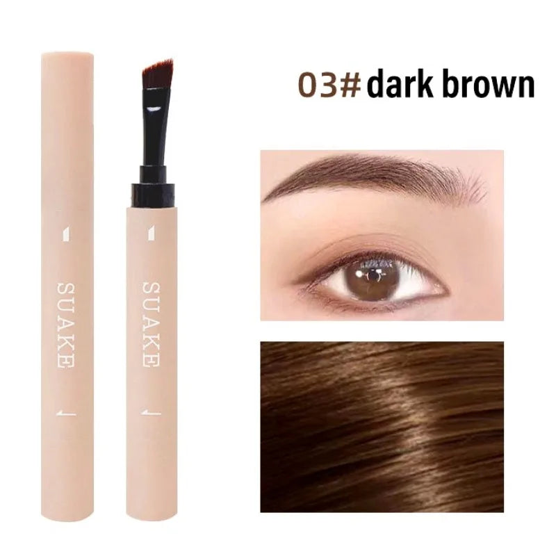 Double-ended Eyebrow Gel Waterproof Sweat-proof Smudge-proof Pencil Qme 03