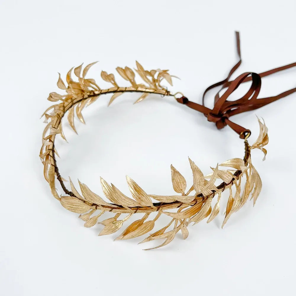 Fashion Flower Vine Elven Crown Fantasy Diadem Elf Tiara Simulate Qme Style 1