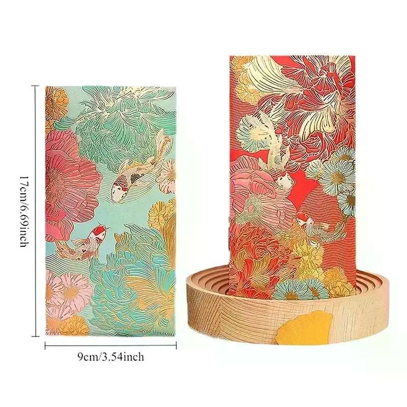 Red Envelope Universal Creative Koi High-end Wallet Spring Festival Qme
