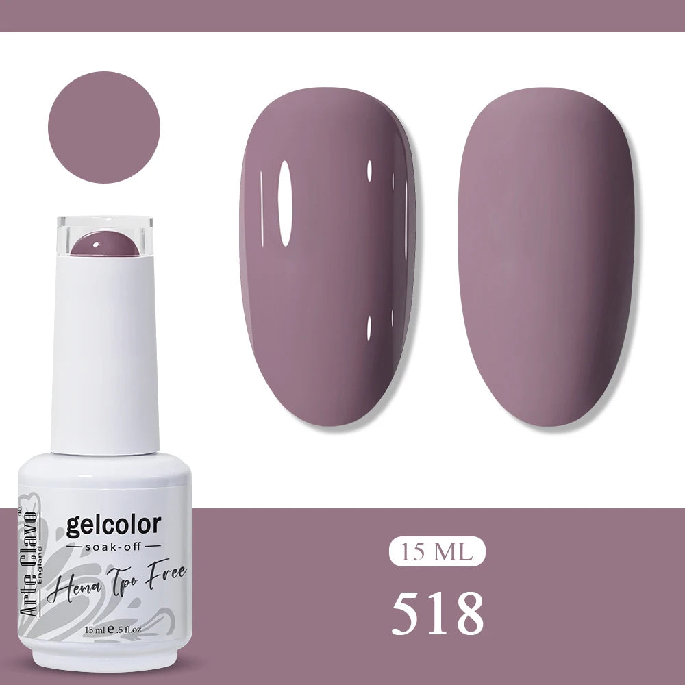 Arte Clavo Rainbow Gel Nail Polish Semi Permanent Art UV LED Lamp