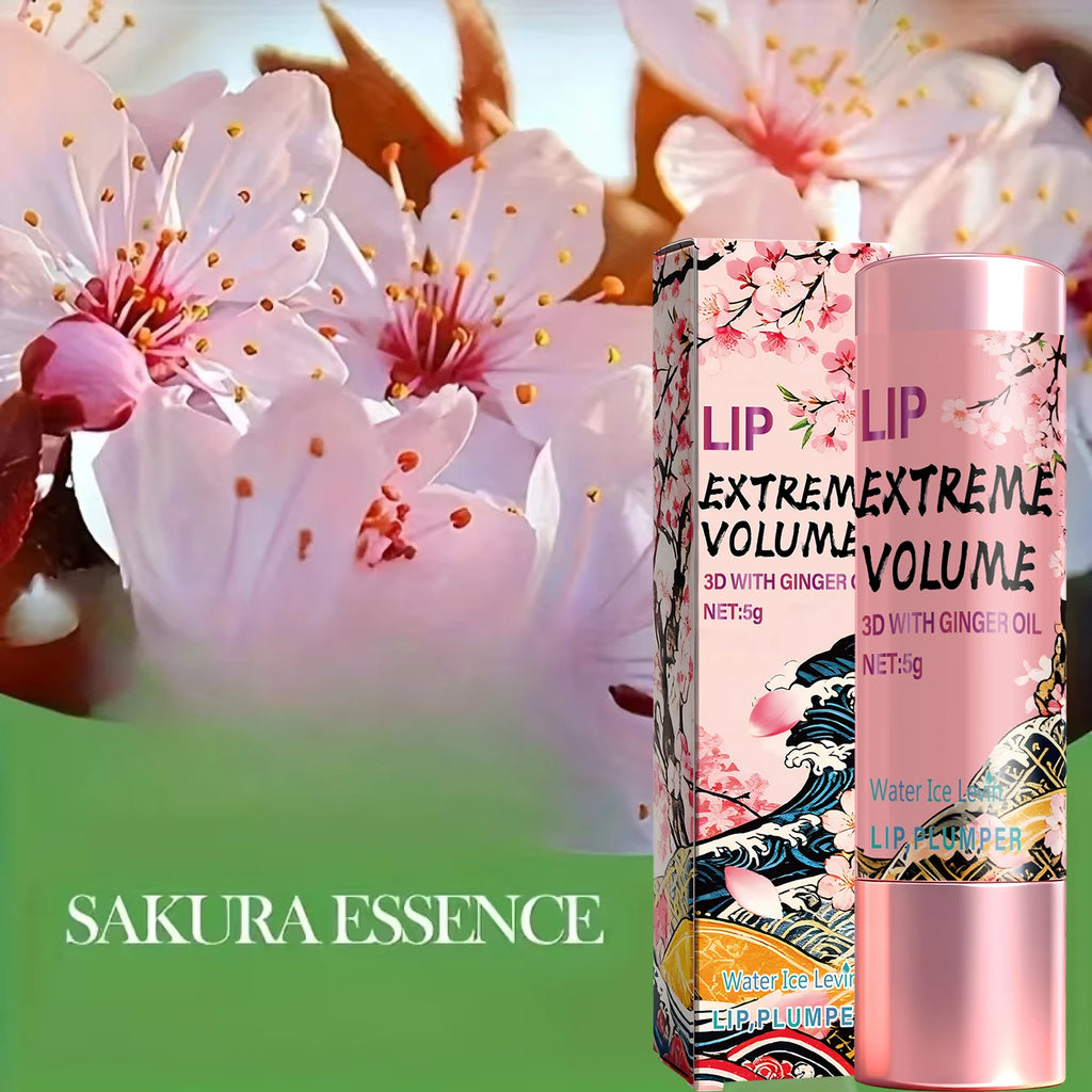 Lip Extreme Volume 3D Cream with Ginger Oil for Plumping & Moisturizing, Day & Night Use, Non-Sticky Smooth Lips. Qme