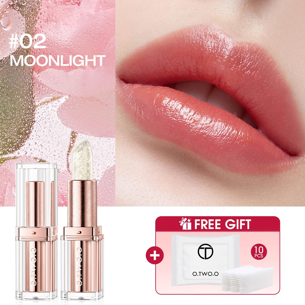 O TWO Lipstick Lip Gloss Balm Changing Transferproof Long Lasting Qme 02 Moonlight China Mainland