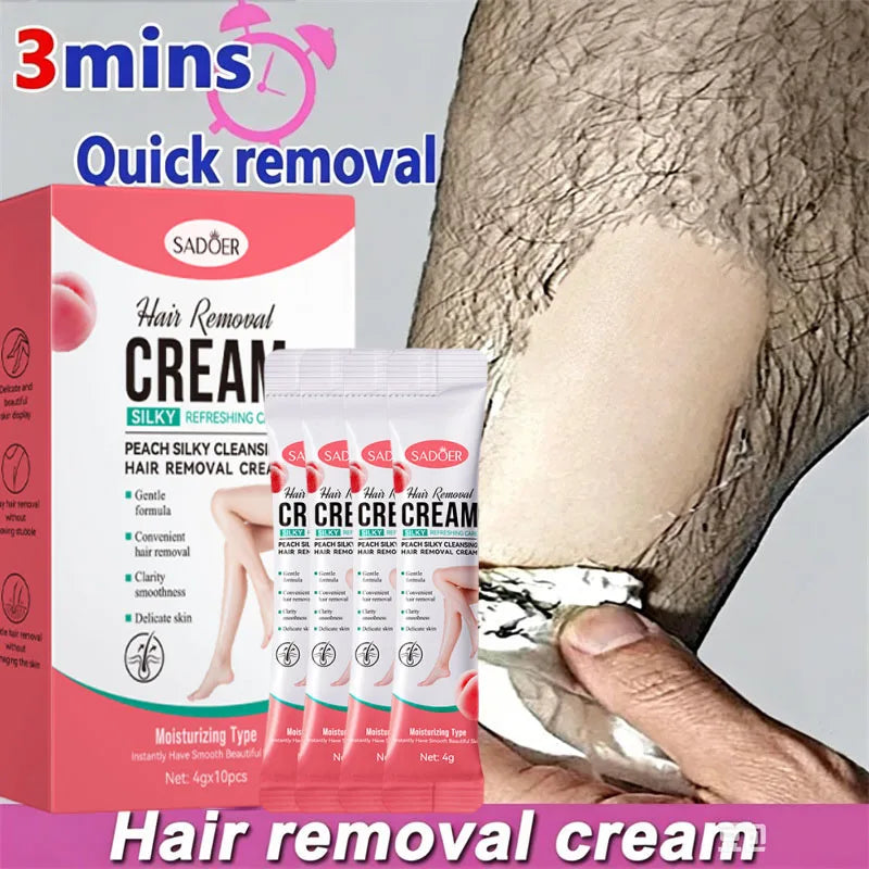 Permanent Hair Removal Cream Hair Growth Inhibitor Face Arm Armpit Leg Intimate Areas Painless Depilatory For Men Women Care Qme