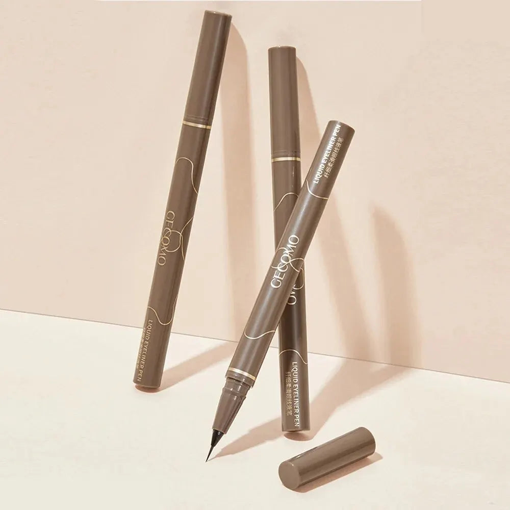 GECOMO Liquid Eyeliner 0.01mm Super Slim Waterproof Quick Dry Long Lasting Color No Smudging Eyeliner Pencil Qme