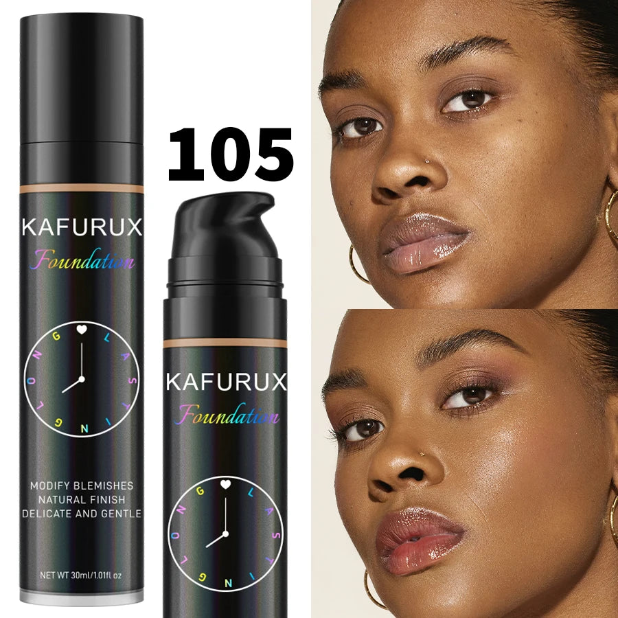 8 Colors Liquid Foundation Effective Concealer Waterproof Qme 105