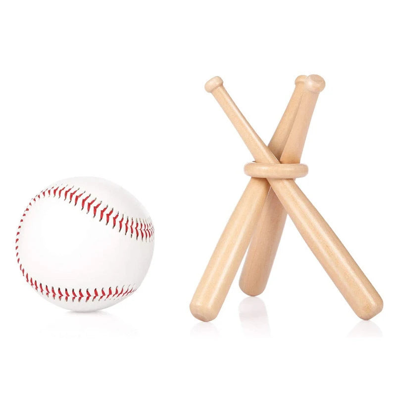Can Be Used As Logo Baseball Bat Miniature Wooden Round Solid Stick Qme