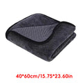 40 Absorbent Microfiber Cleaning Cloth Car Care Details Suitable Qme GRAY