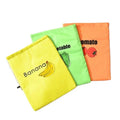 Food Fresh Keeping Drawstring Pocket Reusable Fruit Vegetable Storage Bag Household Produce Organizer Bundle Pouch Qme All