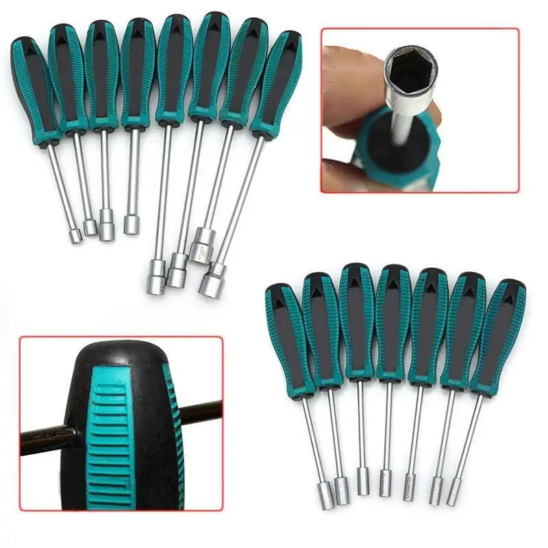 Metal Hexagonal Socket Screwdriver Manual Tool Wrench 3- Qme