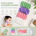 4 Glove Facial Exfoliating Sponge Deep Cleansing Reusable Suitable Qme mix 4 packs