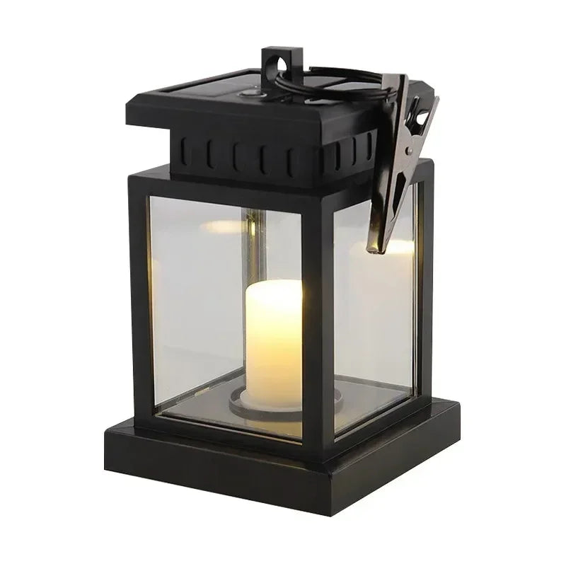 1pcs Garden Decor Outdoor Solar Lights Retro Palace Lantern Lights Hanging Candle Lamps Landscape Lighting Floor Lights Qme YH0810