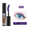 Colorful Slender Mascara Waterproof Fast Drying Curling Eyelashes Qme 06