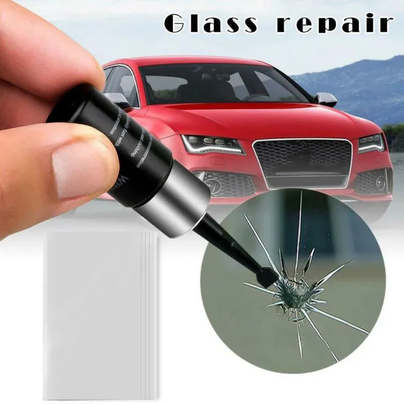 3ml Auto Vehicle Casement Fix Tool 1set Car Windshield Windscreen Glass Repair Resin Kit Repair Window Cracks Maintenance Tools Qme 50 ML