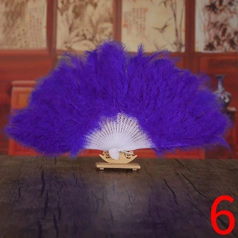 Soft Fluffy Lady Burlesque Wedding Hand Fancy Dress Costume Dance Qme f