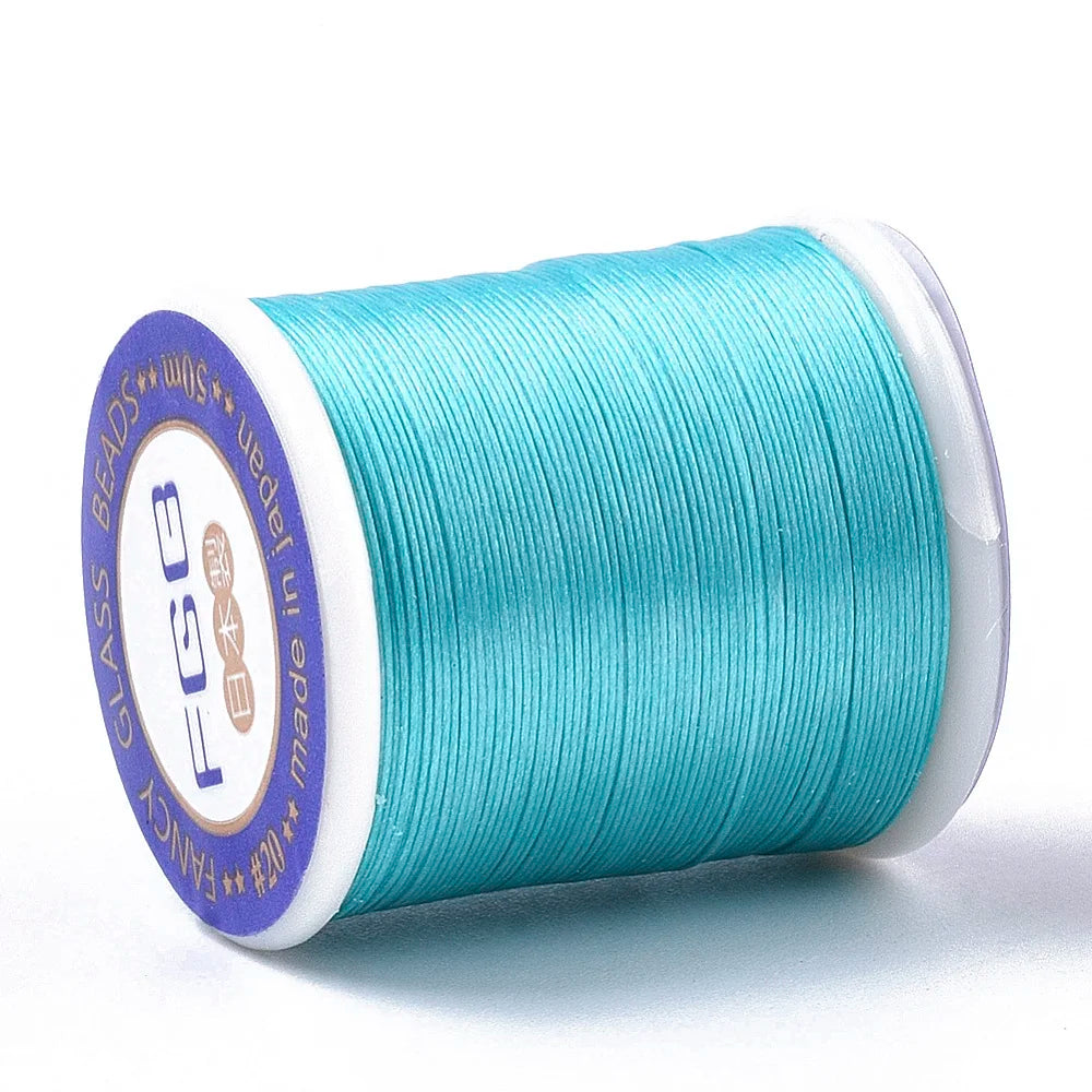 Pandahall 50m Roll Multi-color Nylon 66 Beading Thread Strength