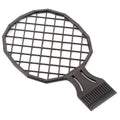 Afro Comb Curly Hair Comb Dreadlocks Comb Men Afro Curly Hair Comb Dreadlocks Tin Foil Hot Perm Comb Hairdressing Tool Perm Comb Qme black