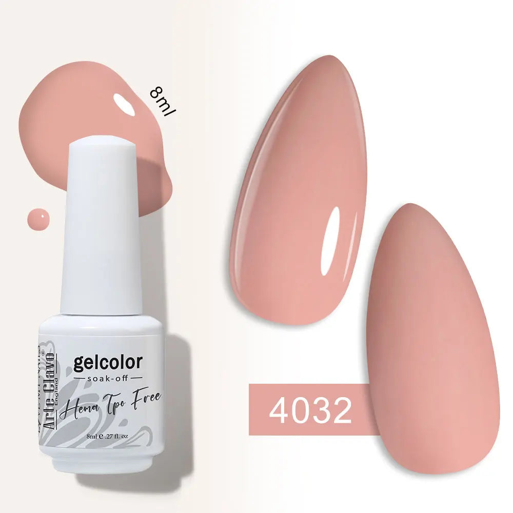 Arte Clavo Semi-permanent Gel Nail Varnish 180 Colors Semipermanent