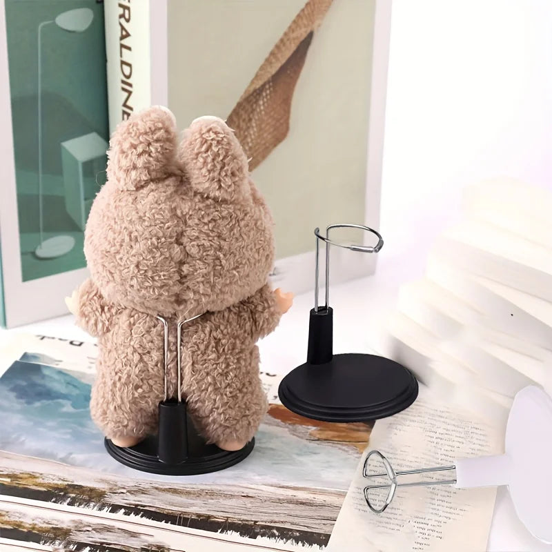 3pcs adjustable doll holder, suitable for labubu doll plastic display support accessories (excluding dolls) Qme