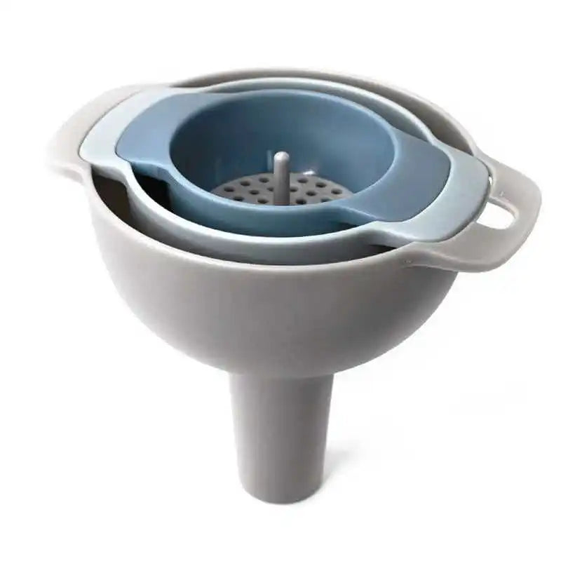Plastic Funnel Household Multifunctional Oil Leakage Kitchen Wine Qme MULTI