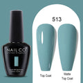 NAILCO Nude Nails Gel Nail Polish UV LED Semi-permant Varnish Hybrid Qme 513