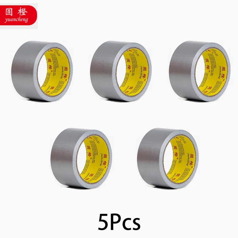 10Meter Adhesive Fabric Duct Tape heavy duty, Carpet Waterproof Tape,,Silver Tape decorative, automotive fabric tape 1rolls Qme 5rolls-45mm-silver