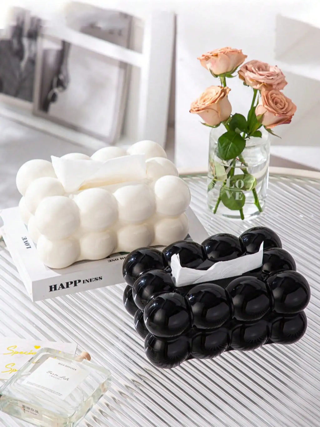 Light Luxury Value Marshmallow Tissue Box Home Living Room Storage Qme