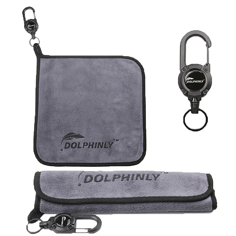 Portable Buckle Fishing Towel Thickened Anti Slip Hand Wiping Qme
