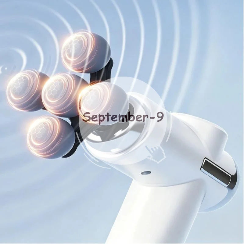 Mini Upgraded Fascia Gun Replaceable Heads Silent Muscle Relaxation Qme