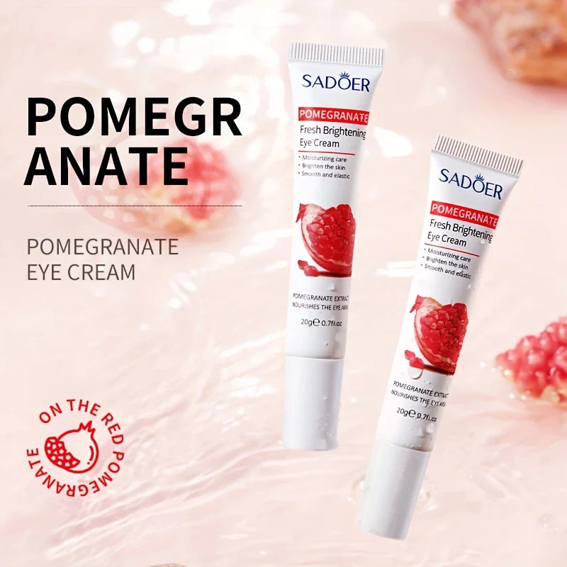Pomegranate Brightening Refreshing Eye Cream Moisturizing Formula Qme