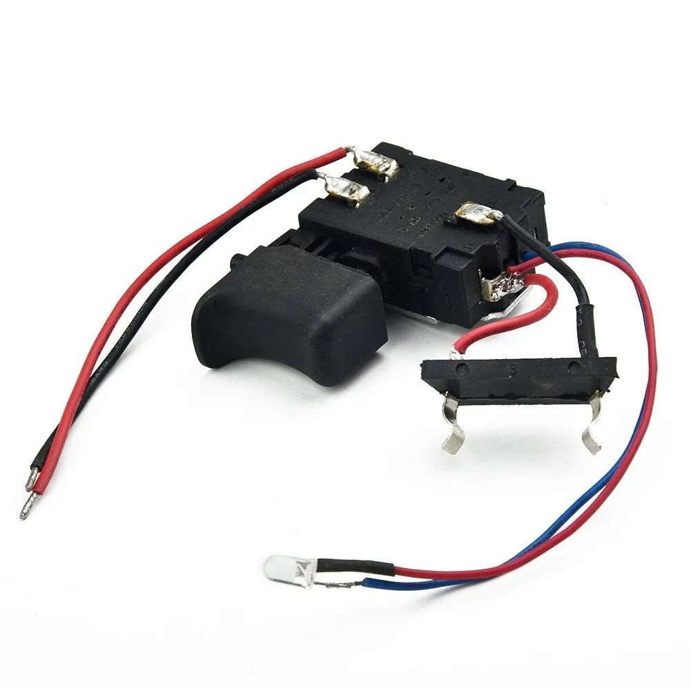 DC 7.2-24V Electric Drill Dustproof Speed Control Push Button Trigger Switch DC 7.2-24V Charge Function Electric Tool Switch Qme