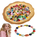Crystal Beads Jewelry Making Colorful Assortment Bulk Mix DIY Qme Mixed colors
