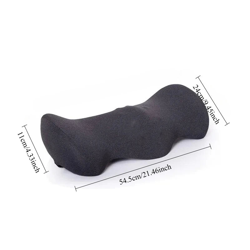 Waist Support Pillow Memory Foam Lumbar Cushion Relief Pregnancy Qme