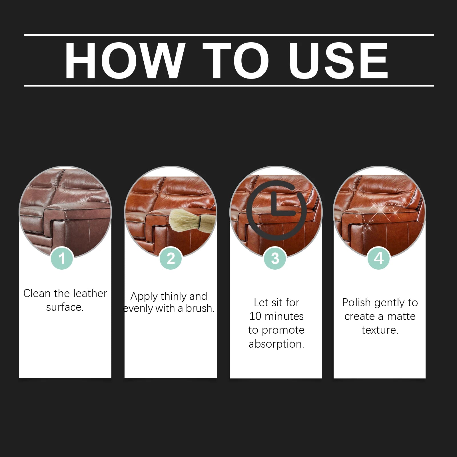 Leather Furniture Care Ointment Deeply Nourishing Leather Fiber Restoring Softness Remove Scratches High-End Leather Maintenance Qme
