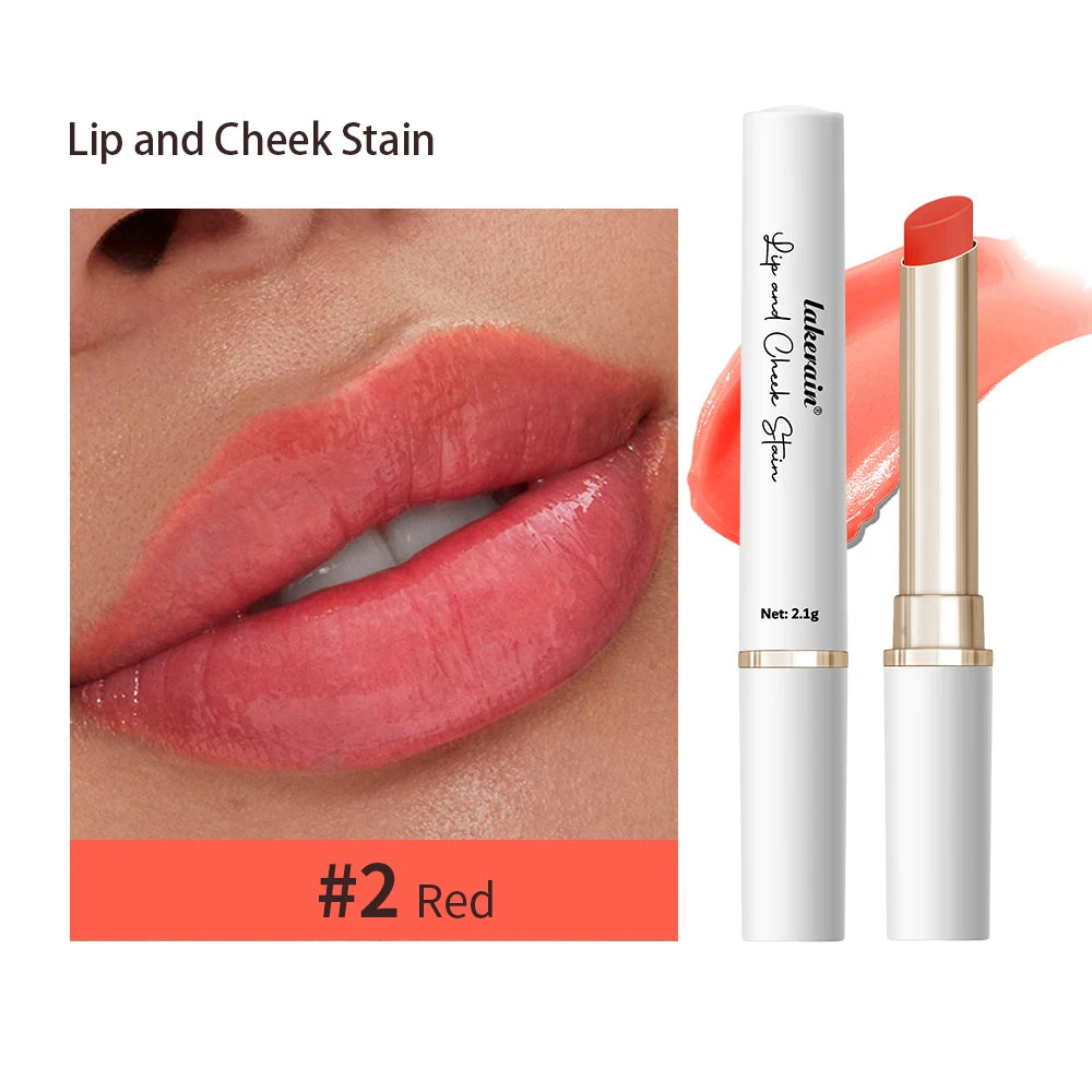 Lipstick Ph Color-changing Lip Cheek Dual-use Moisturizing Hydrating Qme 02 Red 2.1g Full Size