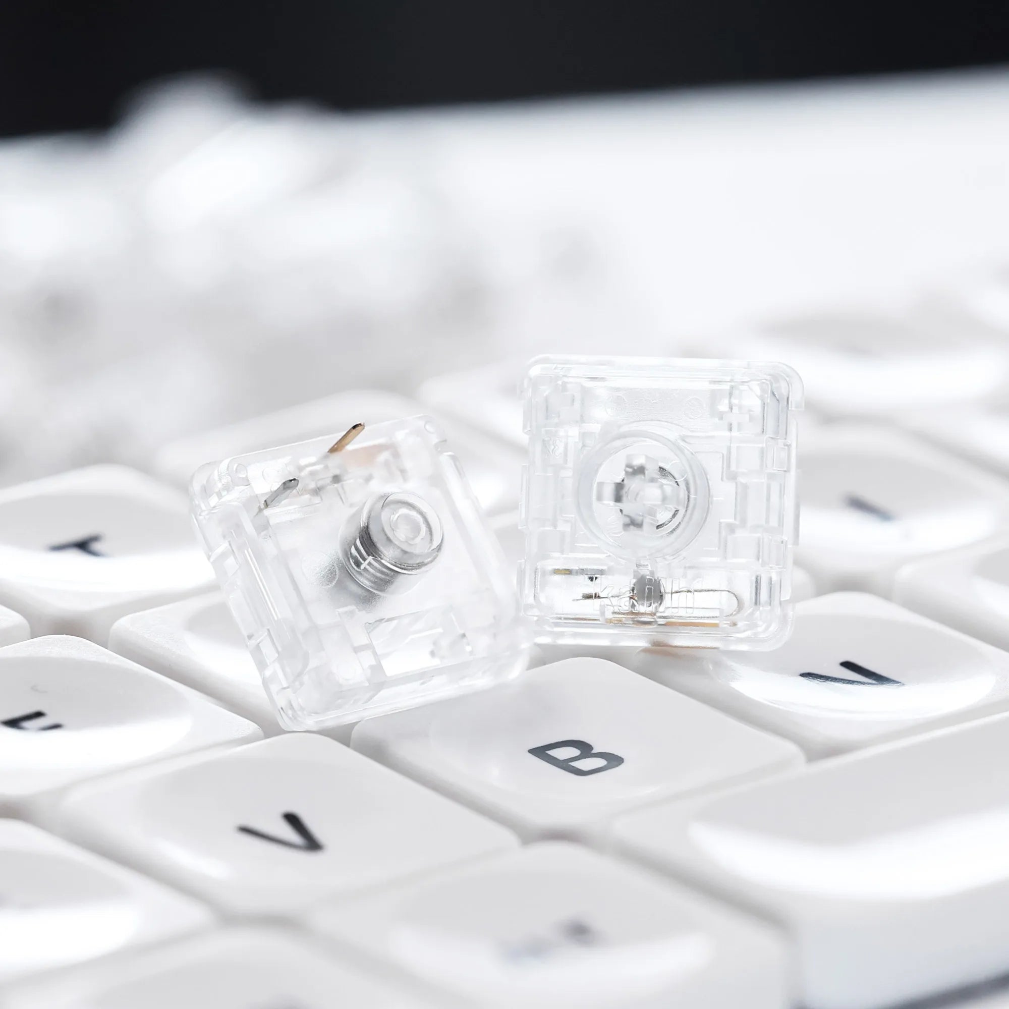 Haute42 Kailh Custom Low Profile Crystal Switch 3Pin 43g Linear Switch for Low Profile Switches Keyboard HITBOX Keyboards Switch Qme