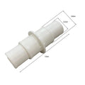 Swimming Pool Vacuums Hoses Filter Pump Connecting Accessories 1-1 4 Qme White