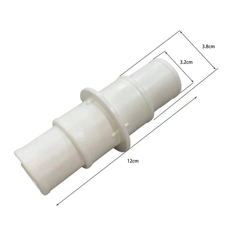 Swimming Pool Vacuums Hoses Filter Pump Connecting Accessories 1-1 4 Qme White