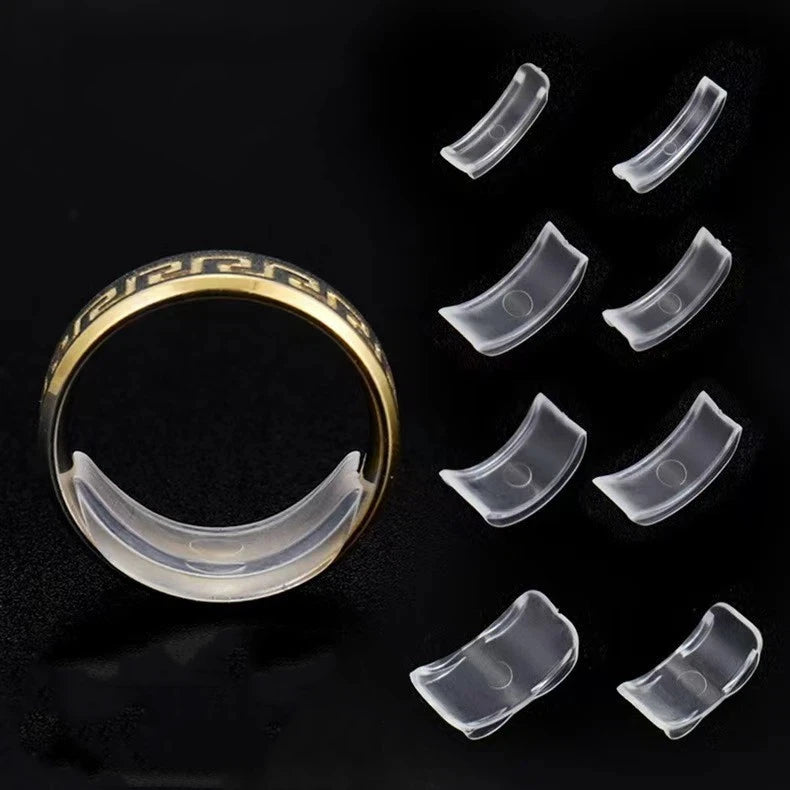 Ring Adjuster Soft Silicone Comfortable Non-slip Jewelry Tool Qme A