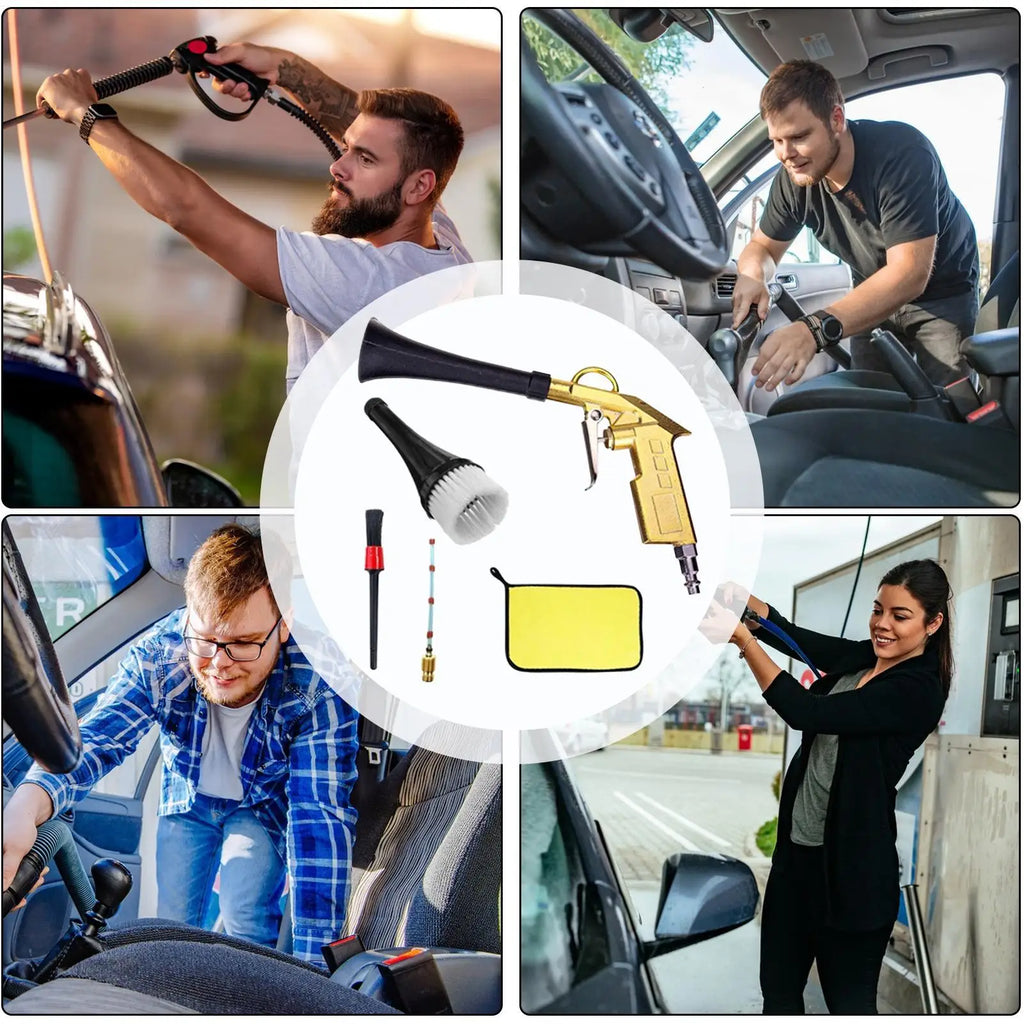 Air Blower Car Detailing Powerful Pressure Cleaning Tool Interior Qme