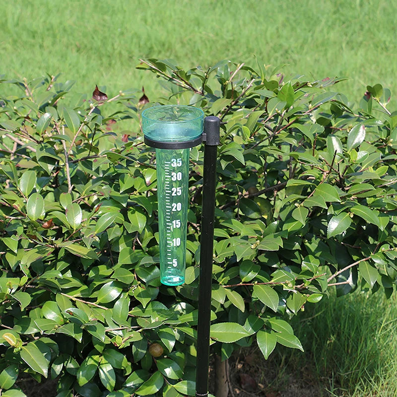 Portable Polystyrene Rain Gauge Measurement Tool For Garden Water Ground Outdoor Rain Meter Collect Rainwater Qme